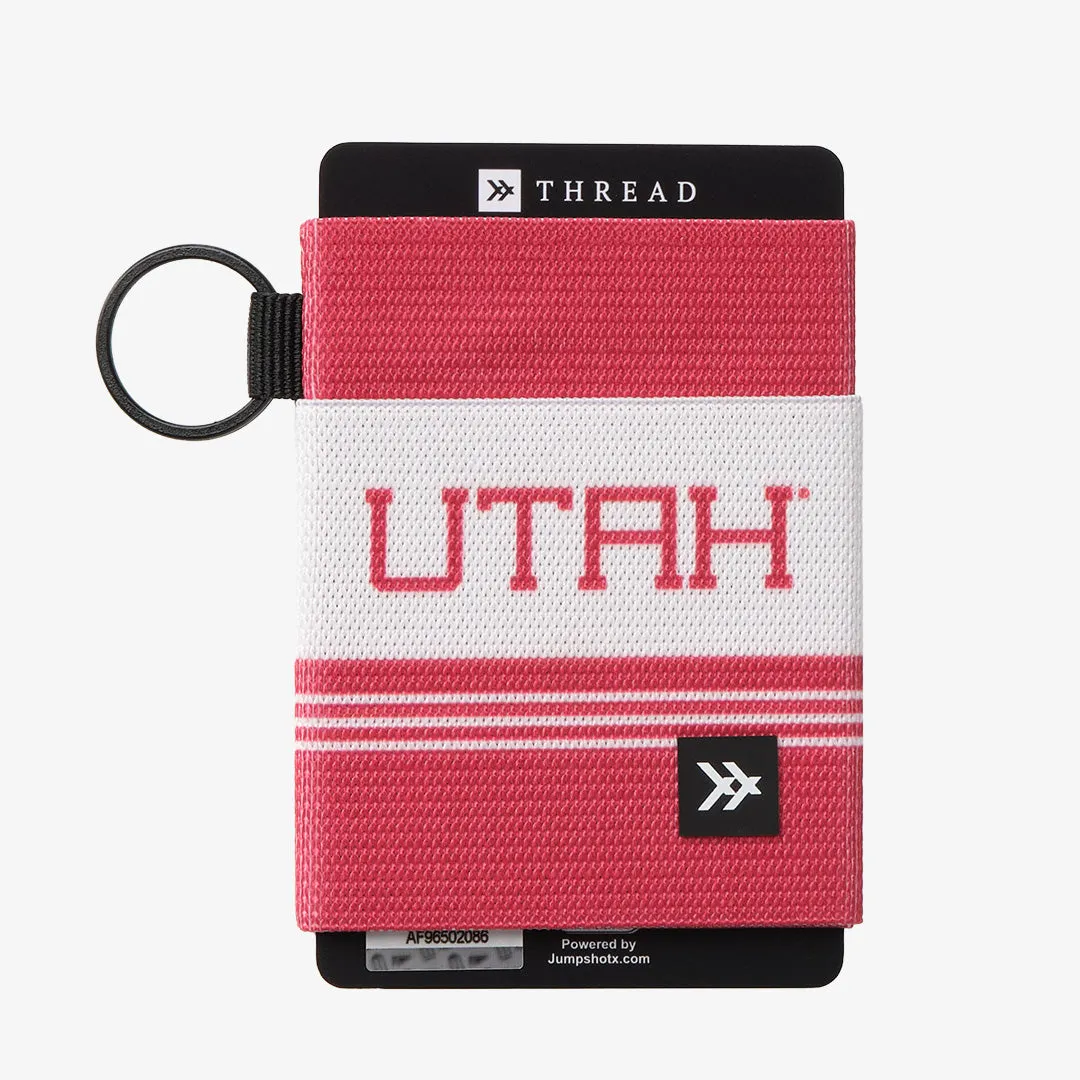 UofU Utah - Elastic Wallet sold by Thread Wallets