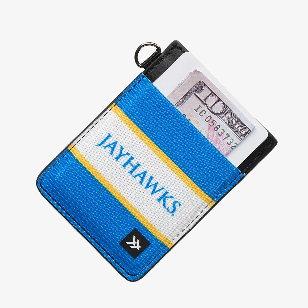 Kansas Jayhawks - Vertical Leather Wallet sold by Thread Wallets product image thumbnail 3