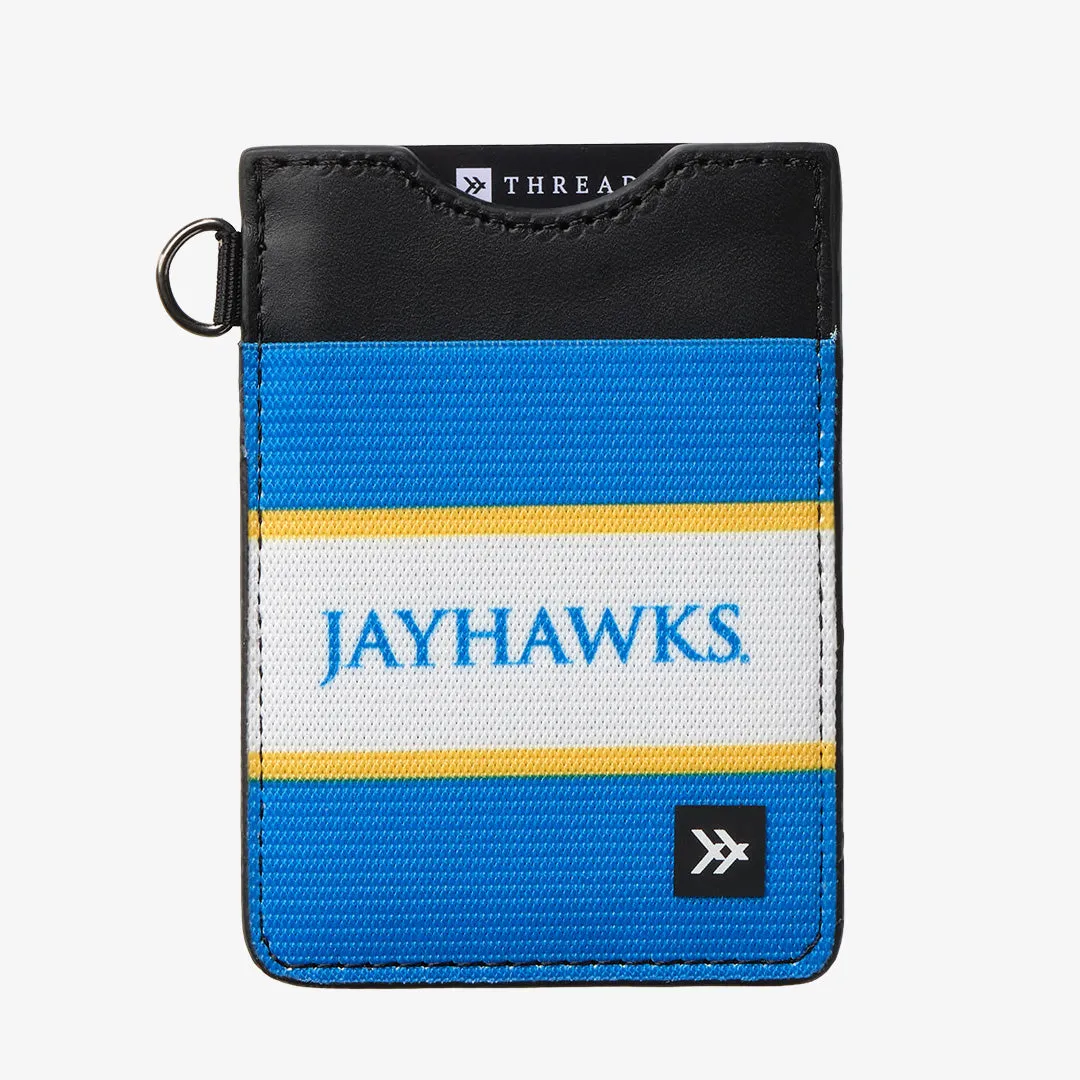 Kansas Jayhawks - Vertical Leather Wallet sold by Thread Wallets