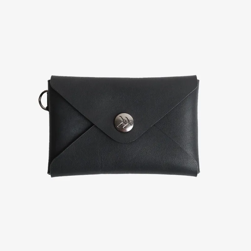 Black - Envelope Wallet made by Thread Wallets