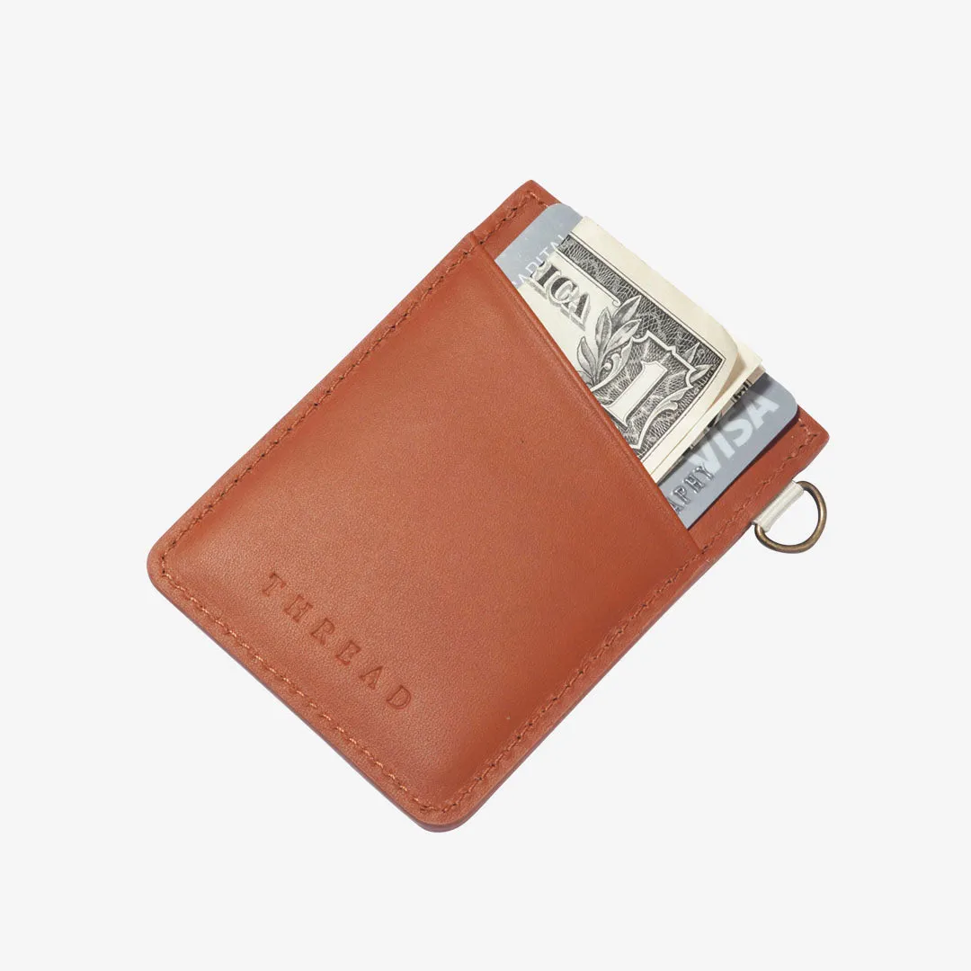Luna Beige - Vertical Leather Wallet sold by Thread Wallets product image thumbnail 2