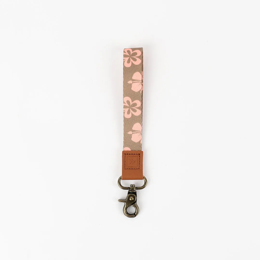 Hawaiian Floral - Wristlet Keychain sold by Thread Wallets