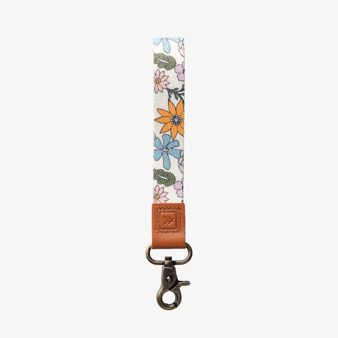 Mountain Flowers - Wristlet Keychain sold by Thread Wallets
