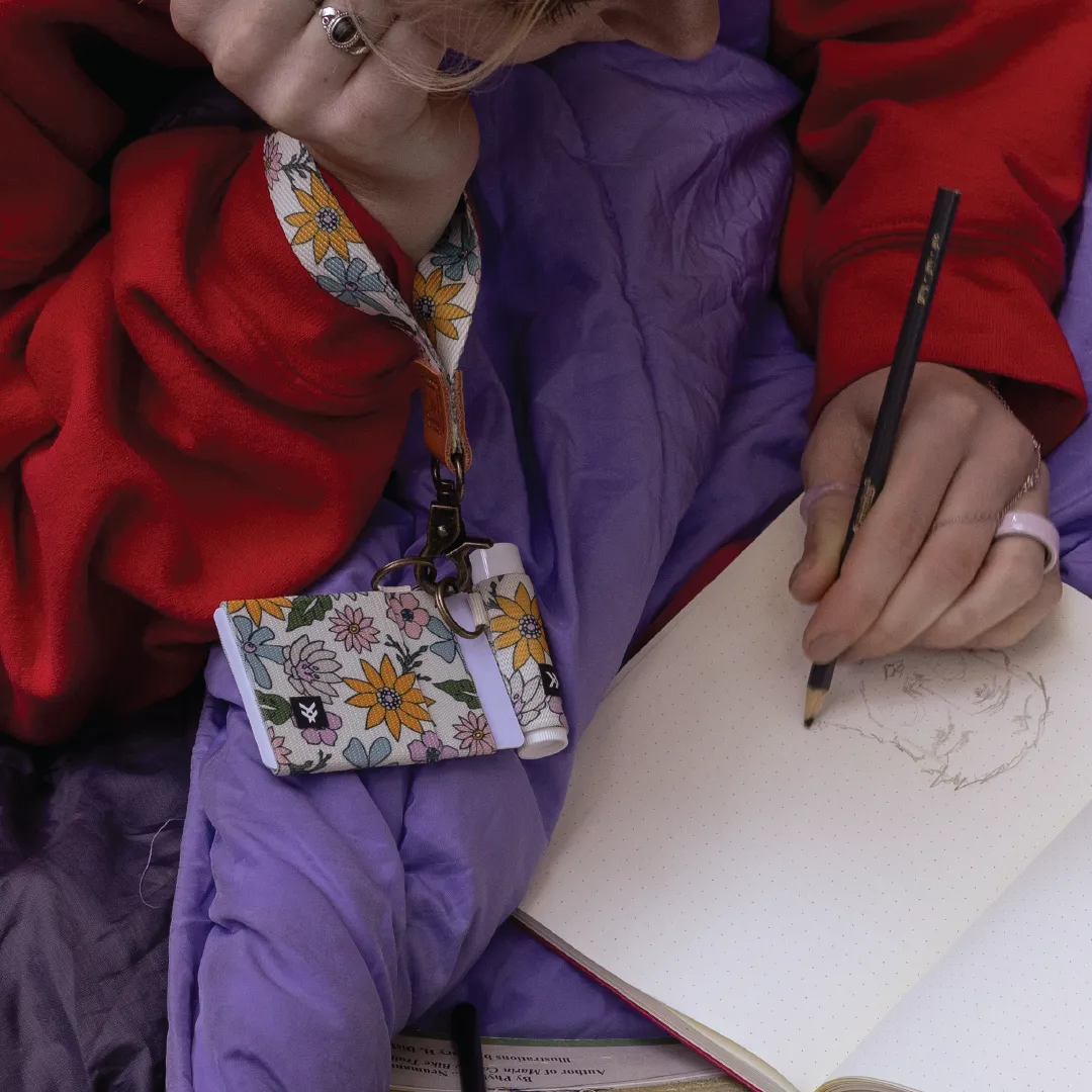 Mountain Flowers - Wristlet Keychain sold by Thread Wallets product image thumbnail 3