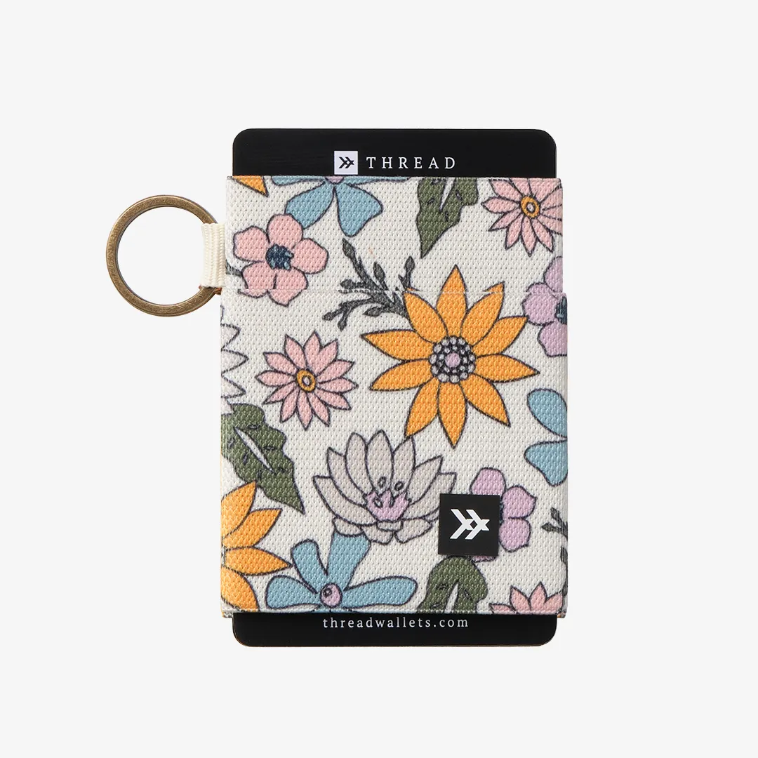 Mountain Flowers - Elastic Wallet sold by Thread Wallets