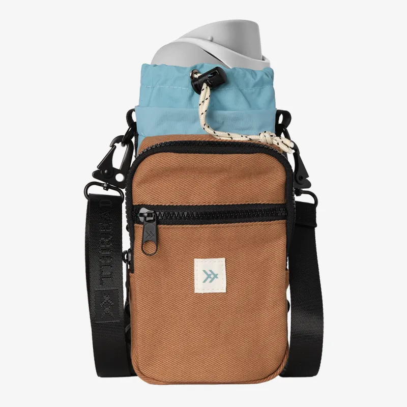 Color Block Canvas - Water Bottle Sling Bag made by Thread Wallets