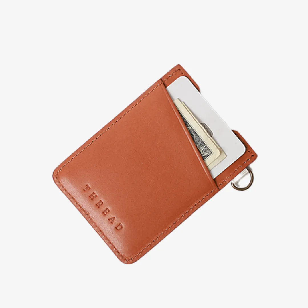 Scout Peach - Vertical Leather Wallet sold by Thread Wallets product image thumbnail 2