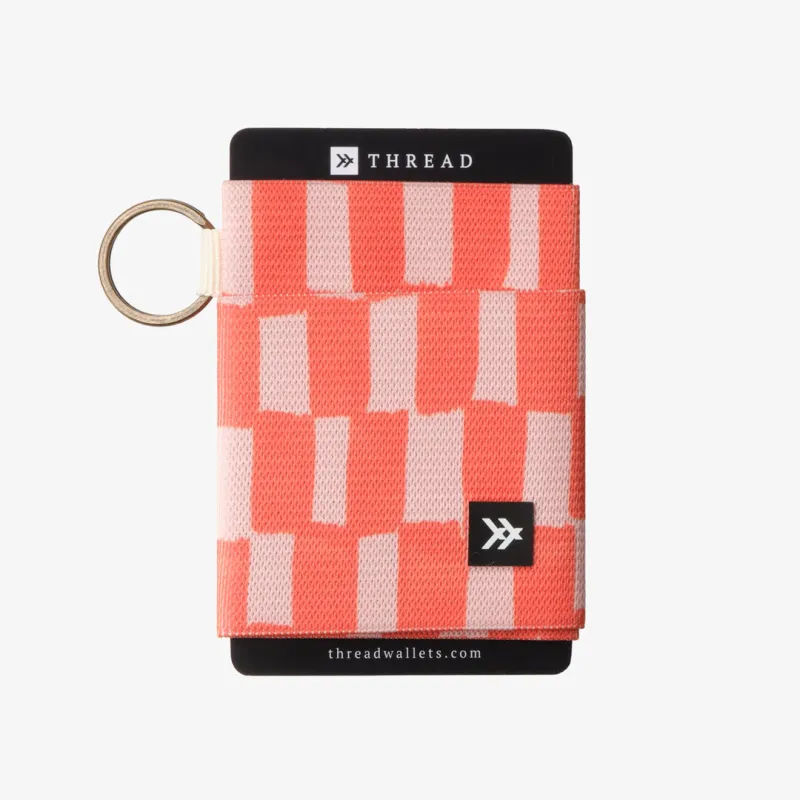 Scout Peach - Elastic Wallet made by Thread Wallets
