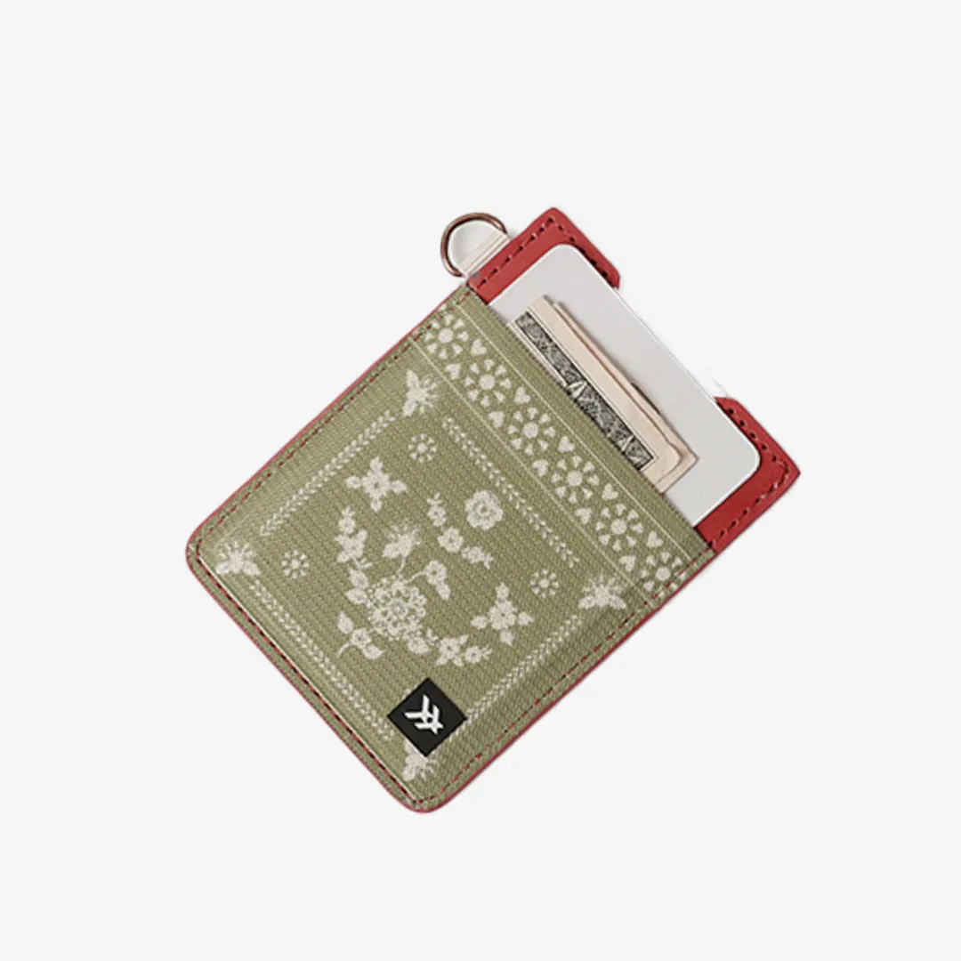 Sawyer Olive - Vertical Leather Wallet sold by Thread Wallets product image thumbnail 3