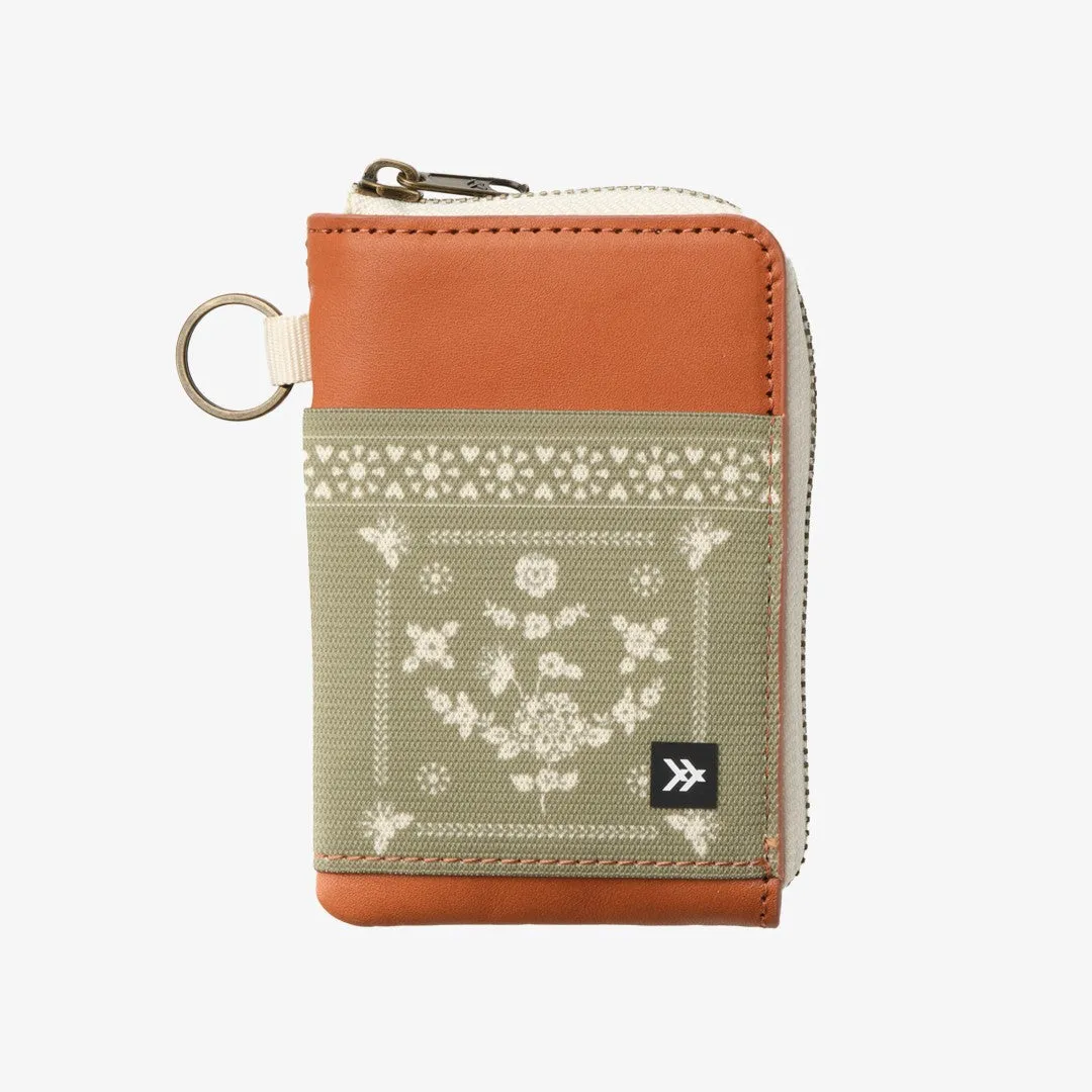 Sawyer Olive - Leather Zip Wallet sold by Thread Wallets