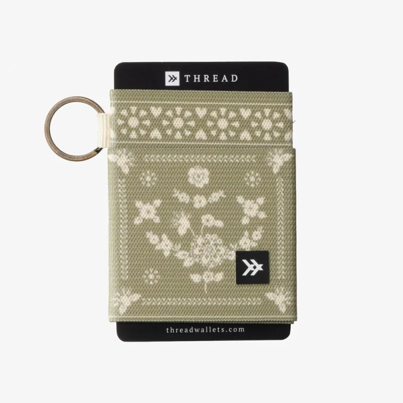 Sawyer Olive - Elastic Wallet made by Thread Wallets