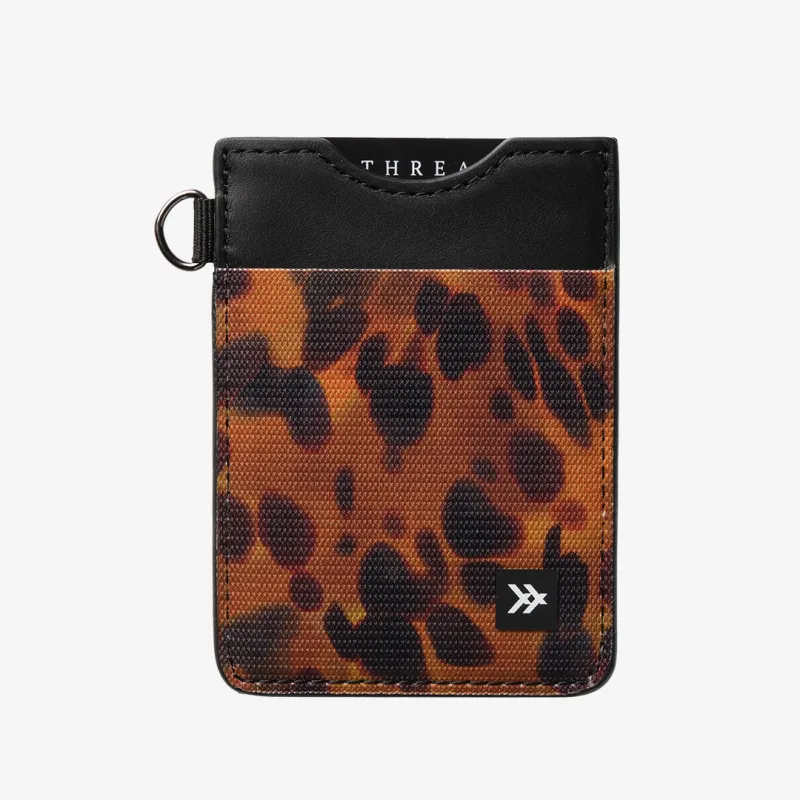 Tortoise - Vertical Leather Wallet made by Thread Wallets