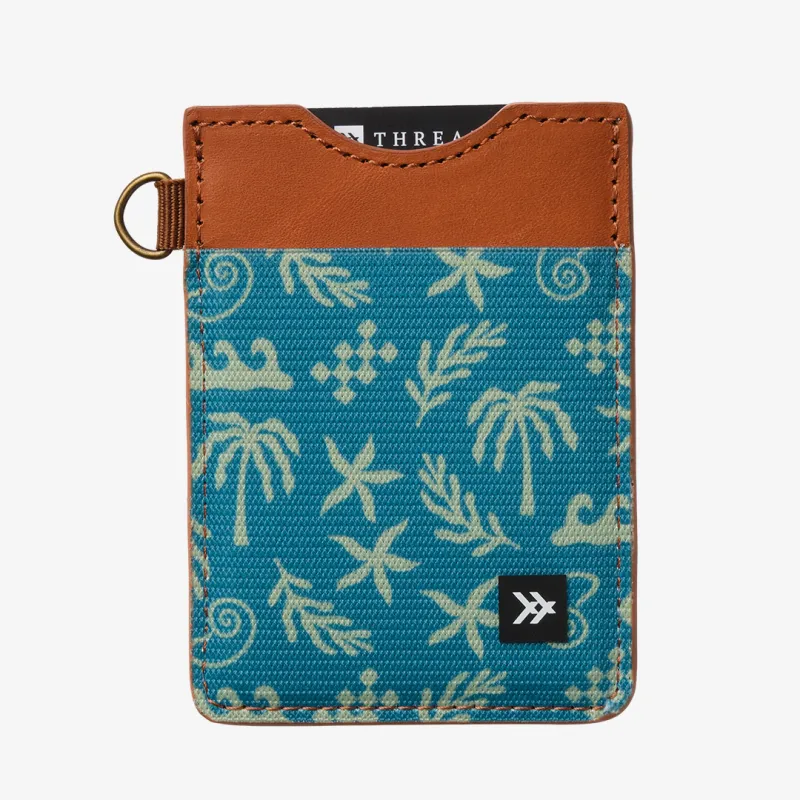 High Tide - Vertical Leather Wallet made by Thread Wallets