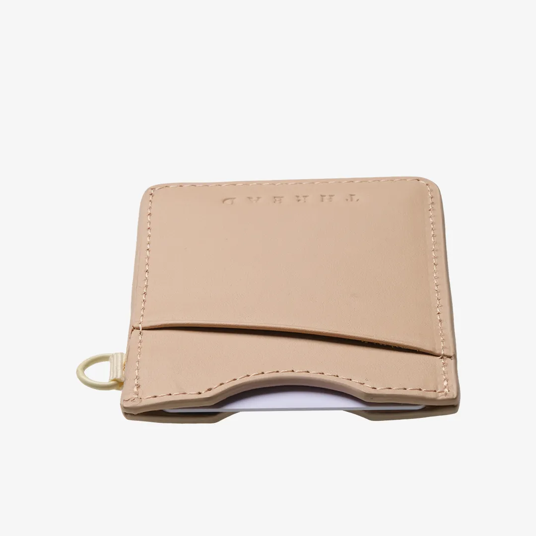 Green Gingham - Vertical Leather Wallet sold by Thread Wallets product image thumbnail 4
