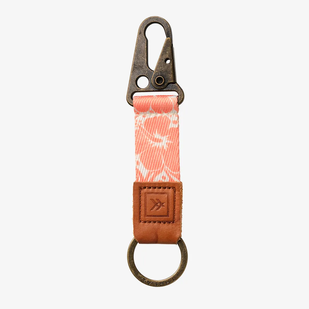 Coral Crush - Keychain Clip sold by Thread Wallets
