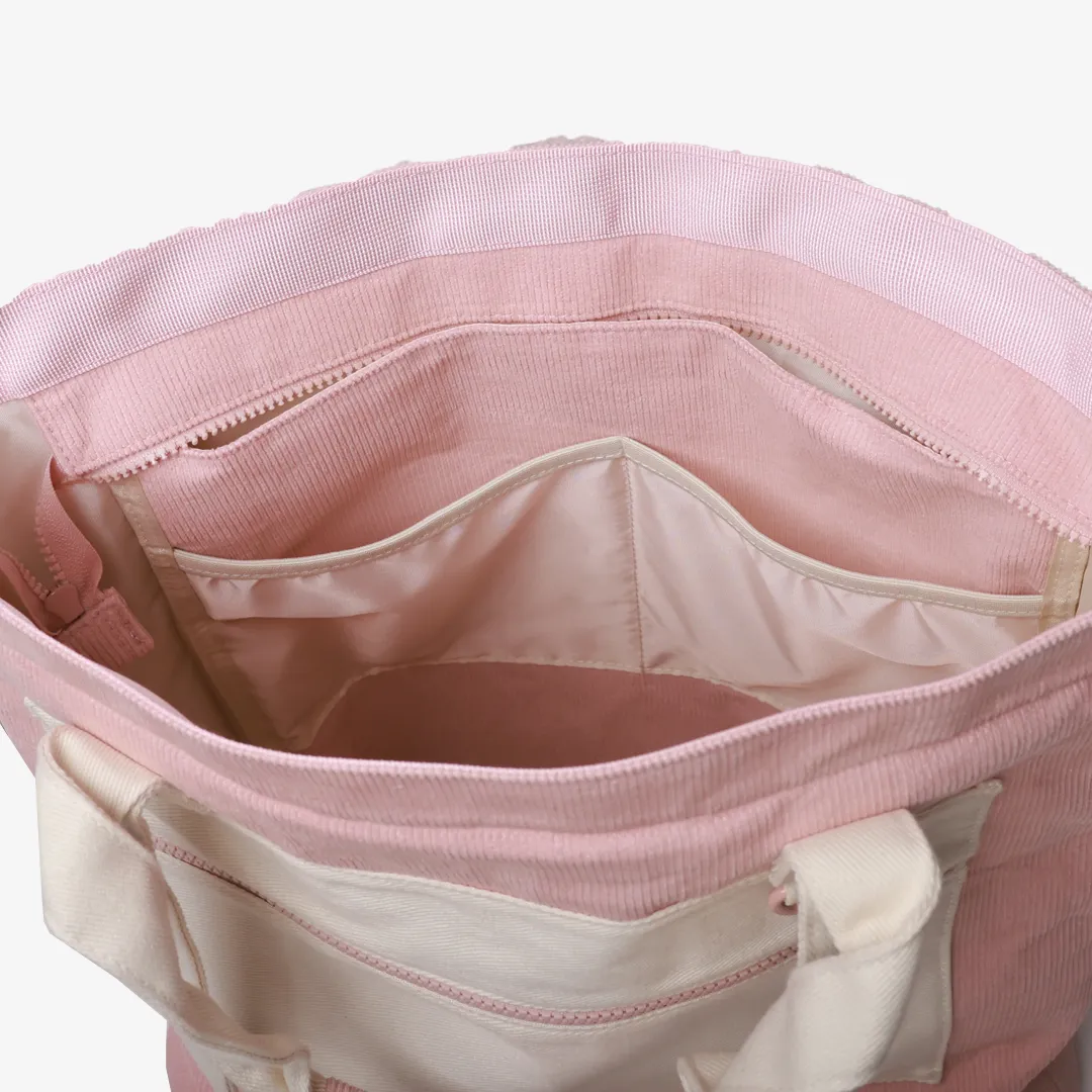 Rose Dust Corduroy - Utility Tote Bag sold by Thread Wallets product image thumbnail 3