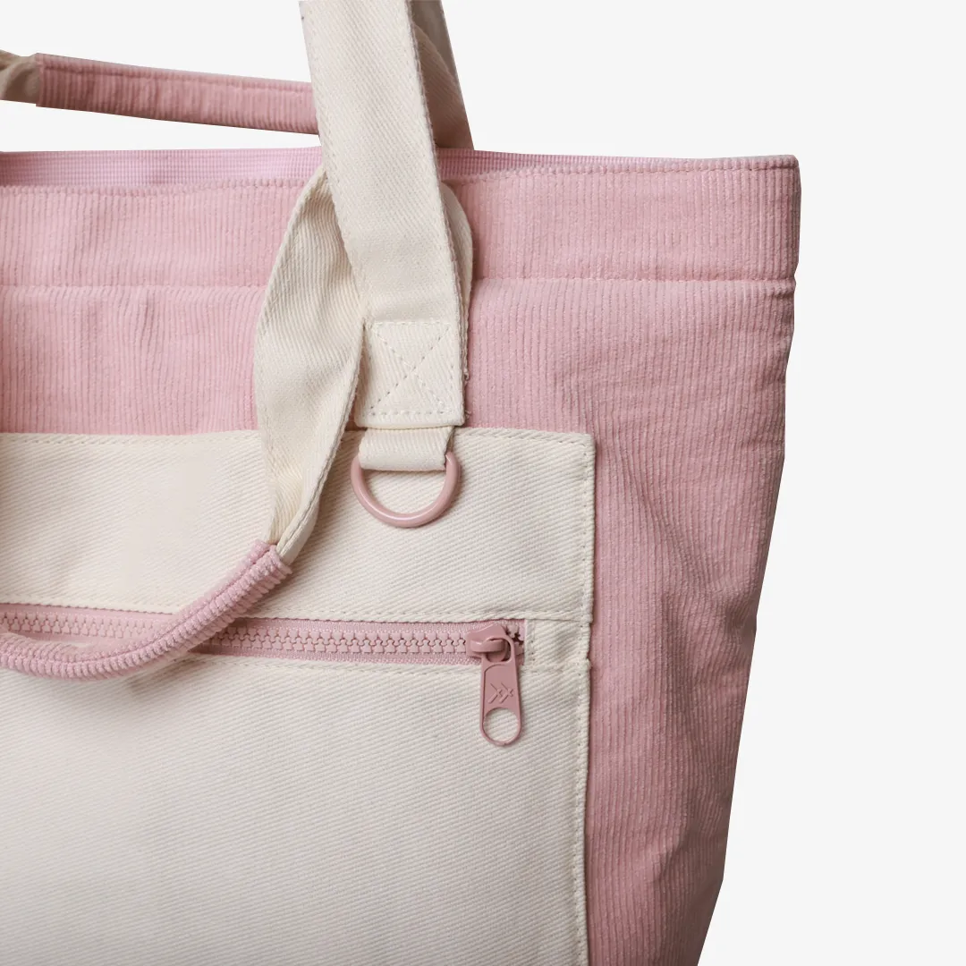 Rose Dust Corduroy - Utility Tote Bag sold by Thread Wallets product image thumbnail 4
