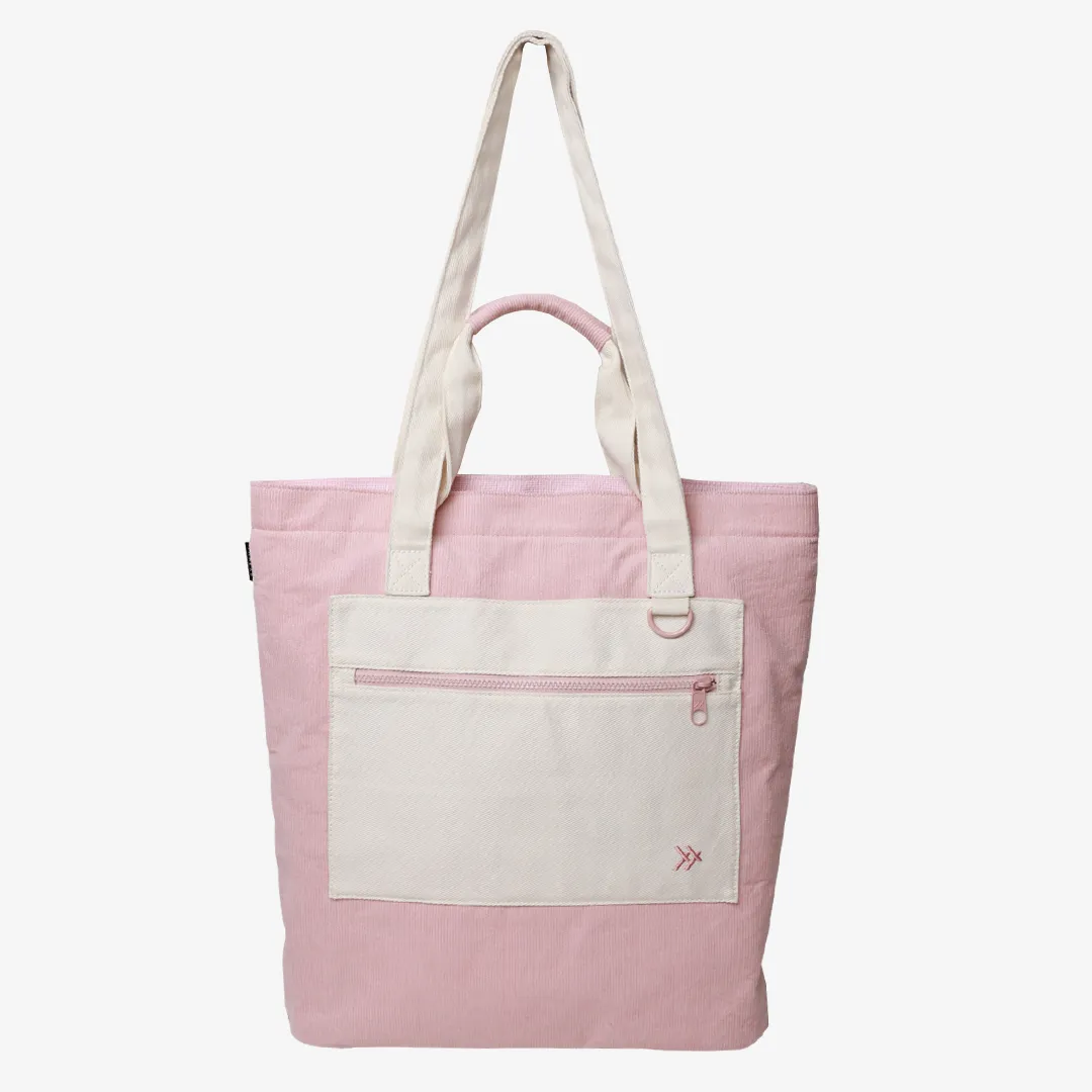 Rose Dust Corduroy - Utility Tote Bag sold by Thread Wallets