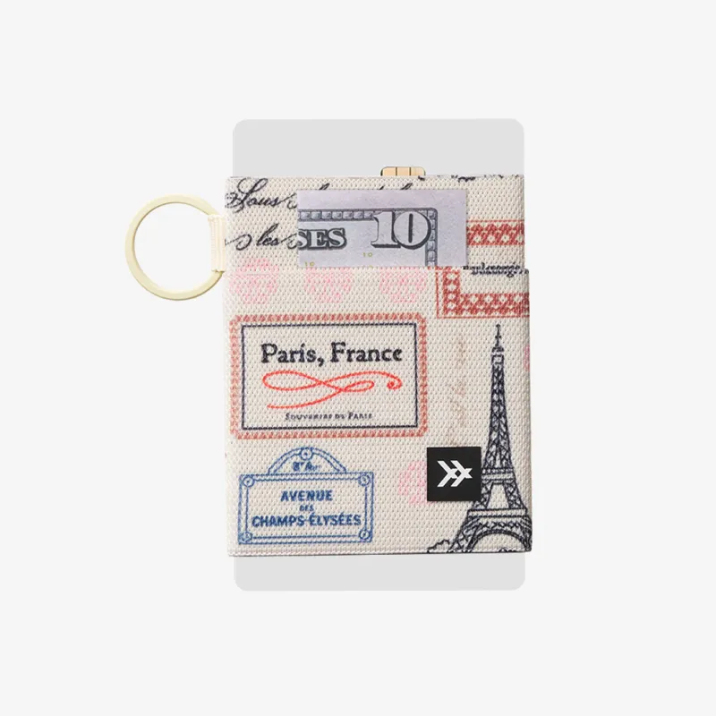 Paris - Elastic Wallet made by Thread Wallets