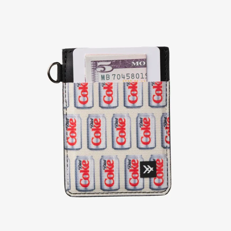 Diet Coke Cans - Vertical Leather Wallet made by Thread Wallets