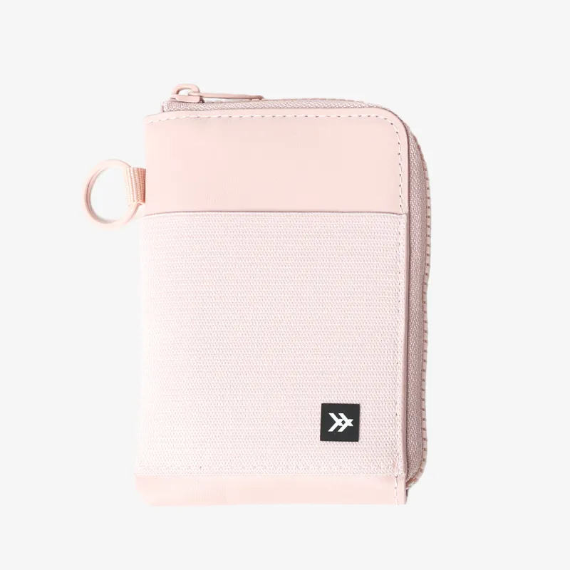 Rose Dust - Leather Zip Wallet made by Thread Wallets