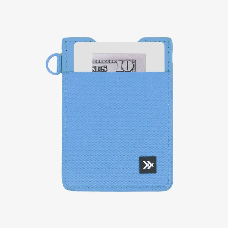 Cornflower - Vertical Leather Wallet made by Thread Wallets