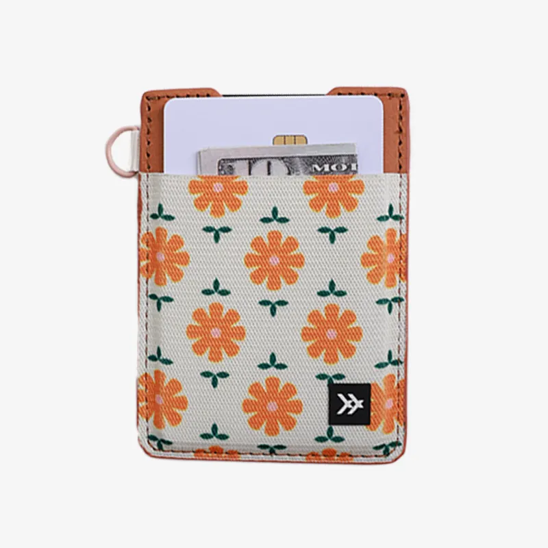 Daisy - Vertical Leather Wallet made by Thread Wallets