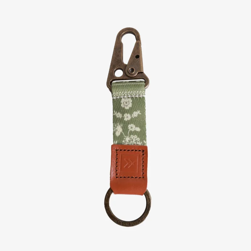 Sawyer Olive - Keychain Clip made by Thread Wallets