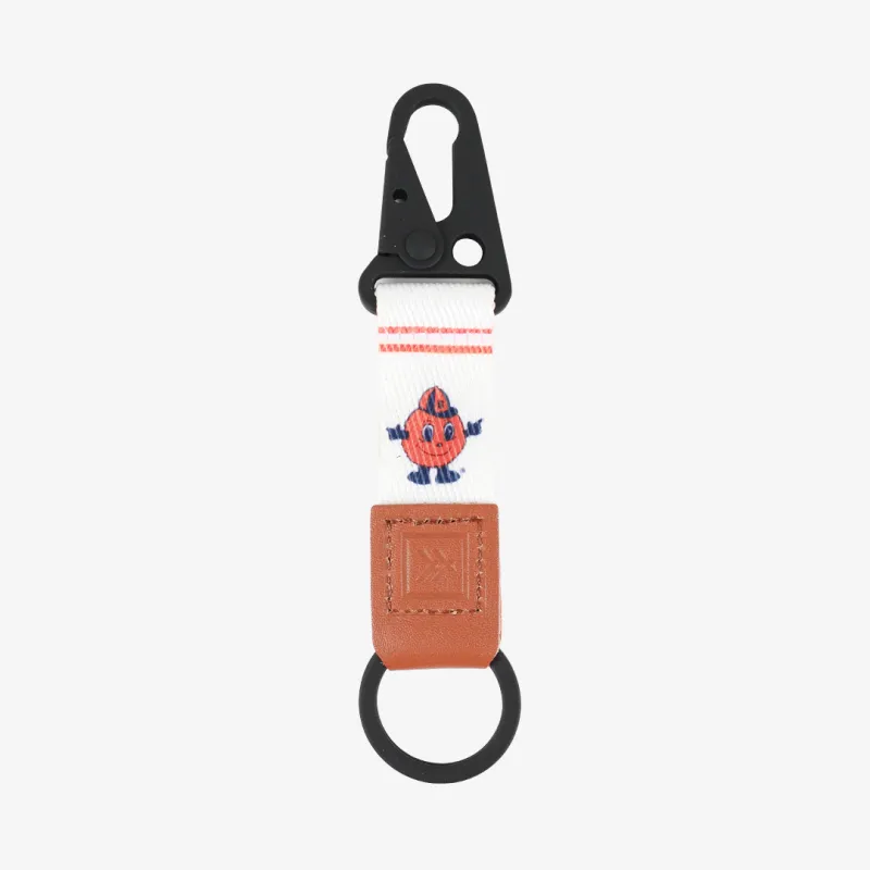 Syracuse White - Keychain Clip made by Thread Wallets