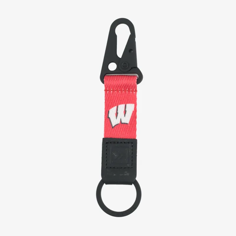 Wisconsin Red - Keychain Clip made by Thread Wallets