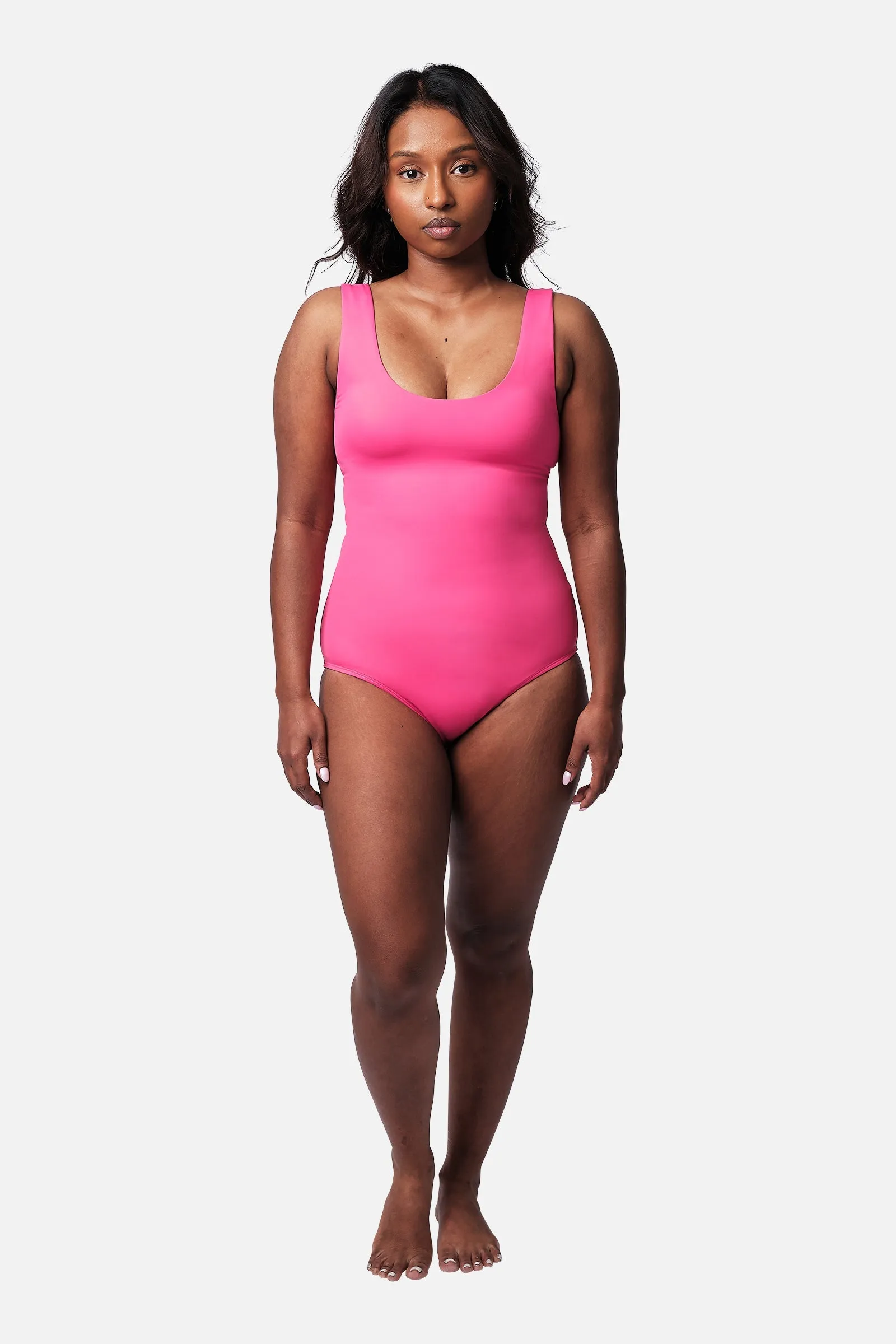 Classic Scoop Neck One Piece PINK sold by UNE PIECE product image thumbnail 4