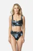 High-Cut High-Waisted Bikini Bottom VINTAGE ROMANTIQUE sold by UNE PIECE