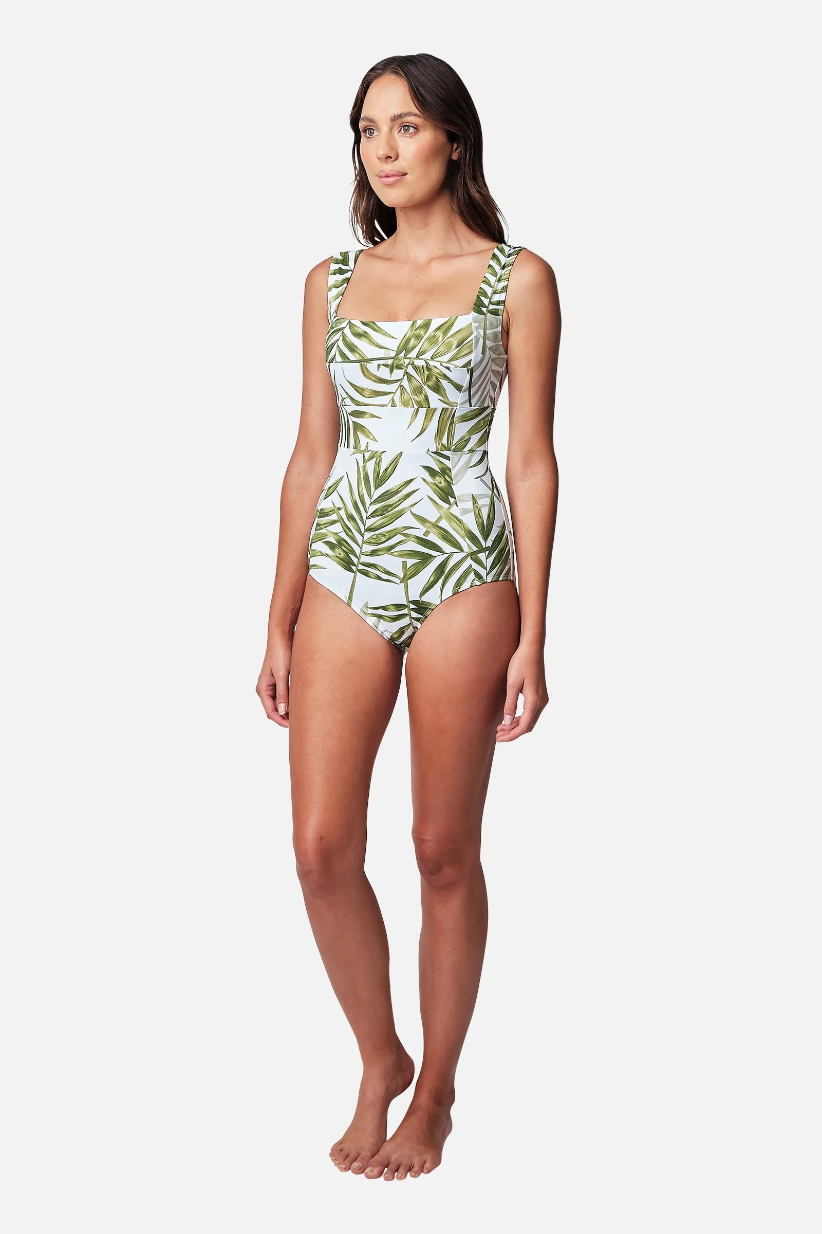 Classic Square Neck PALM WHITE sold by UNE PIECE product image thumbnail 4