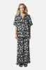 Short Sleeve Button-Up Shirt DAISY SILHOUETTE BLACK sold by UNE PIECE