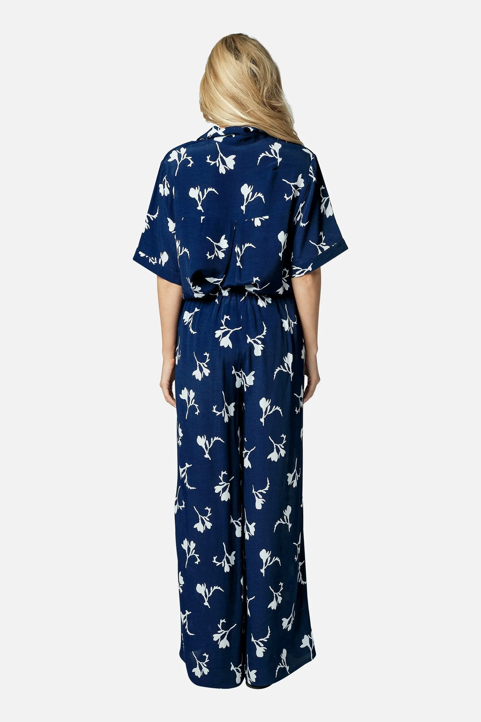 Palazzo Pants FREESIA SILHOUETTE NAVY sold by UNE PIECE product image thumbnail 4