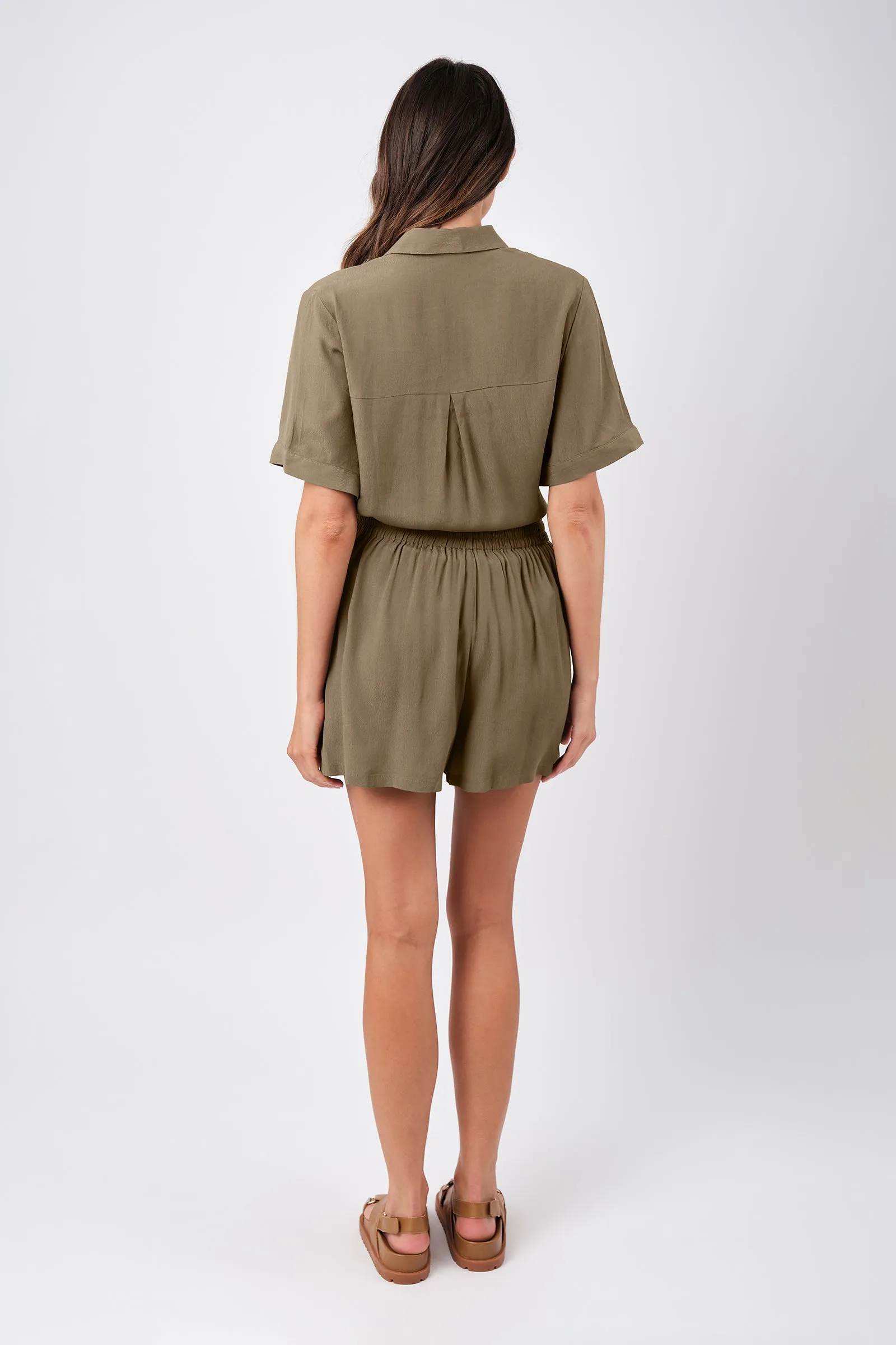Palazzo Shorts KHAKI sold by UNE PIECE product image thumbnail 3