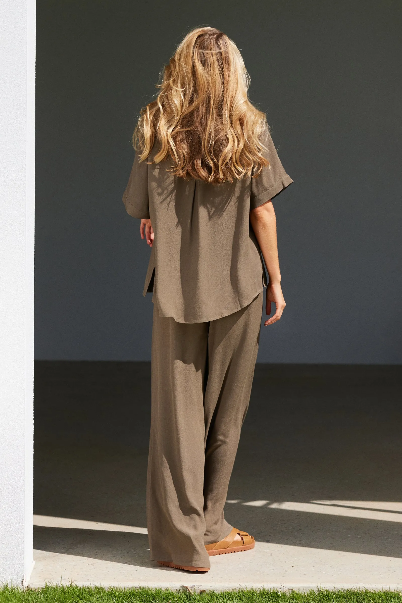 Palazzo Pants KHAKI sold by UNE PIECE product image thumbnail 3
