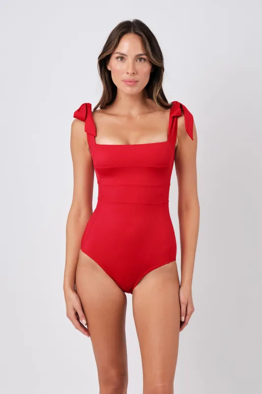 Classic Square Neck RED sold by UNE PIECE