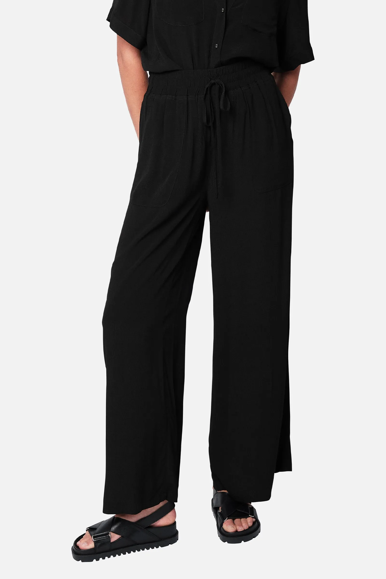 Palazzo Pants BLACK sold by UNE PIECE