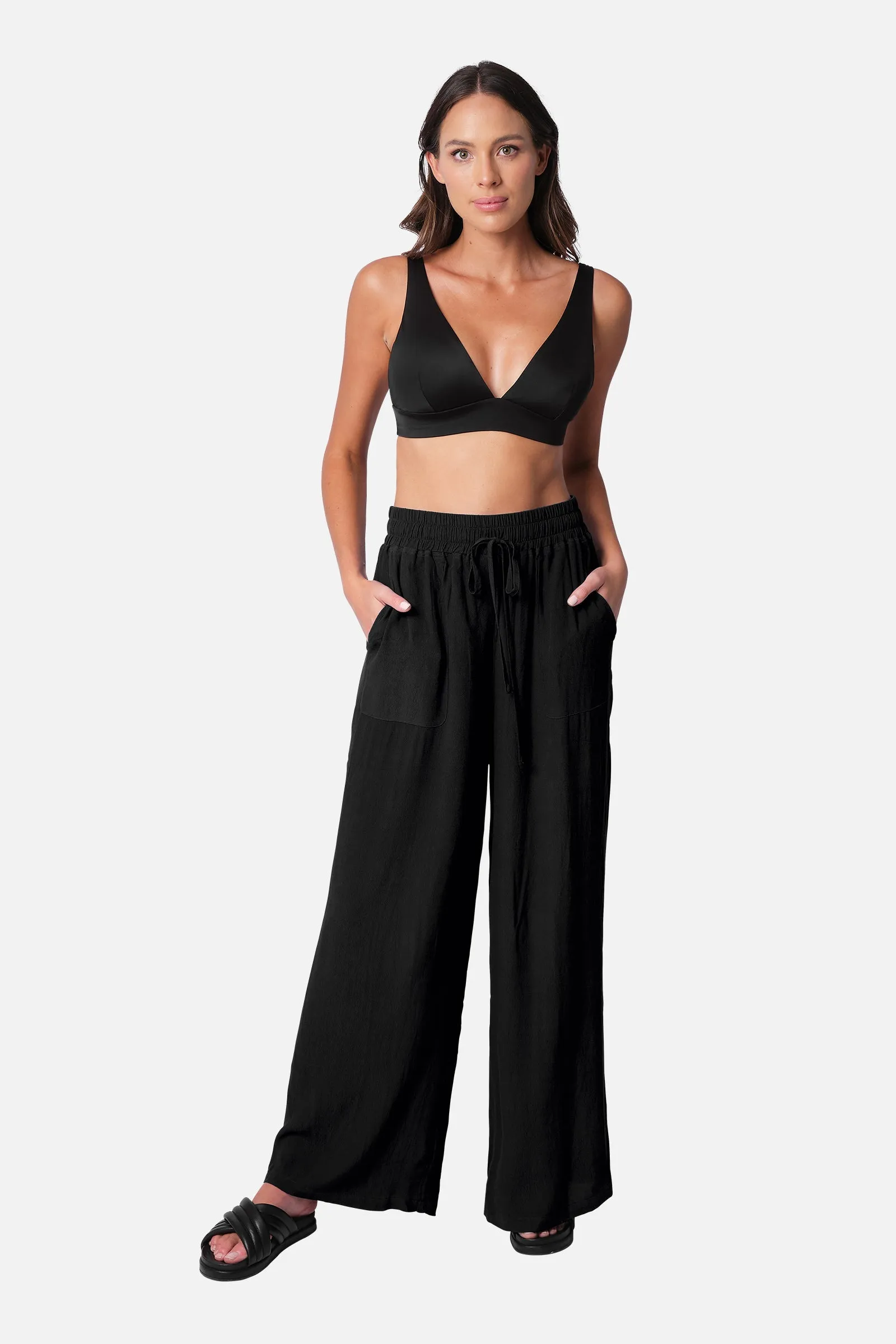 Palazzo Pants BLACK sold by UNE PIECE product image thumbnail 5