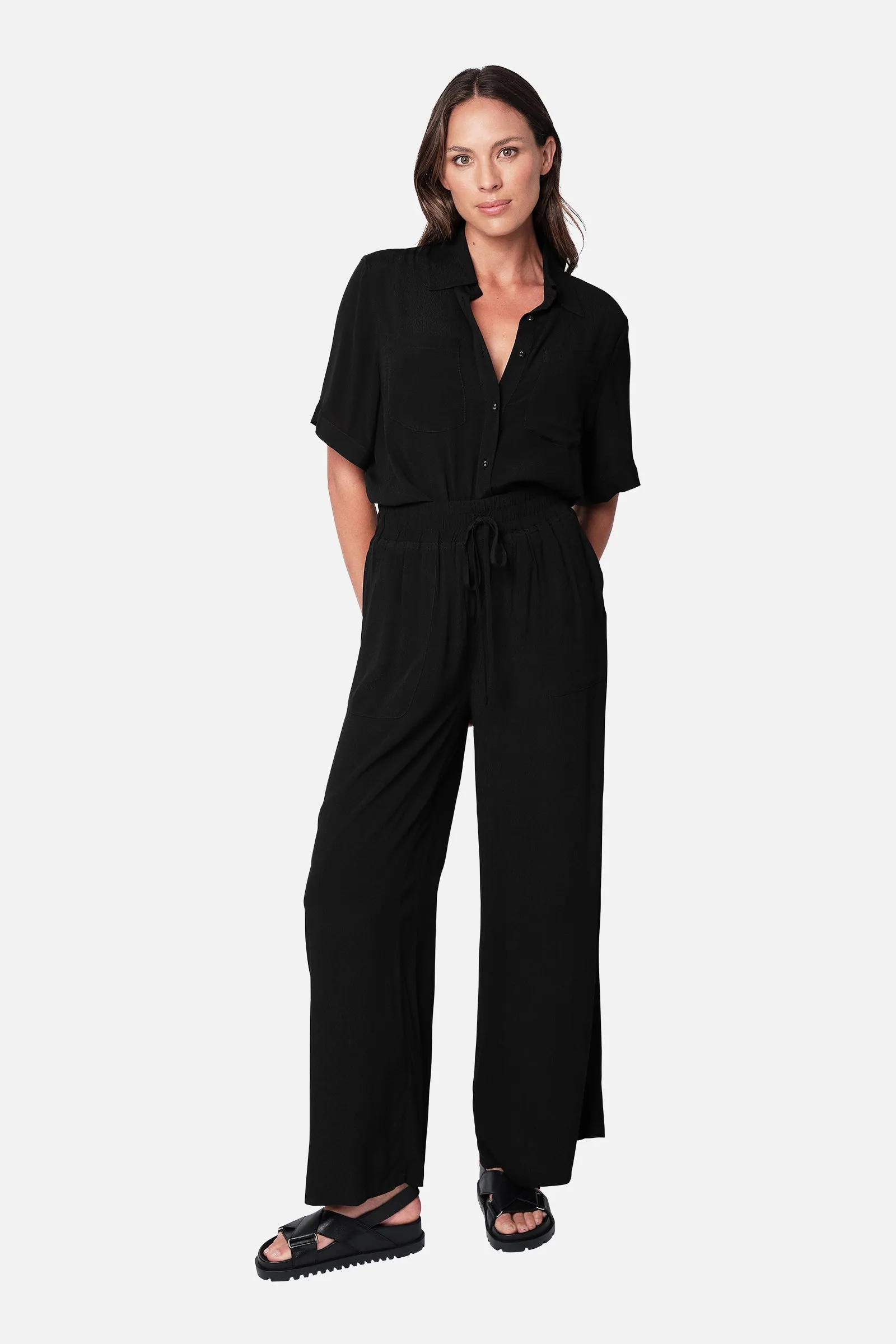 Palazzo Pants BLACK sold by UNE PIECE product image thumbnail 2