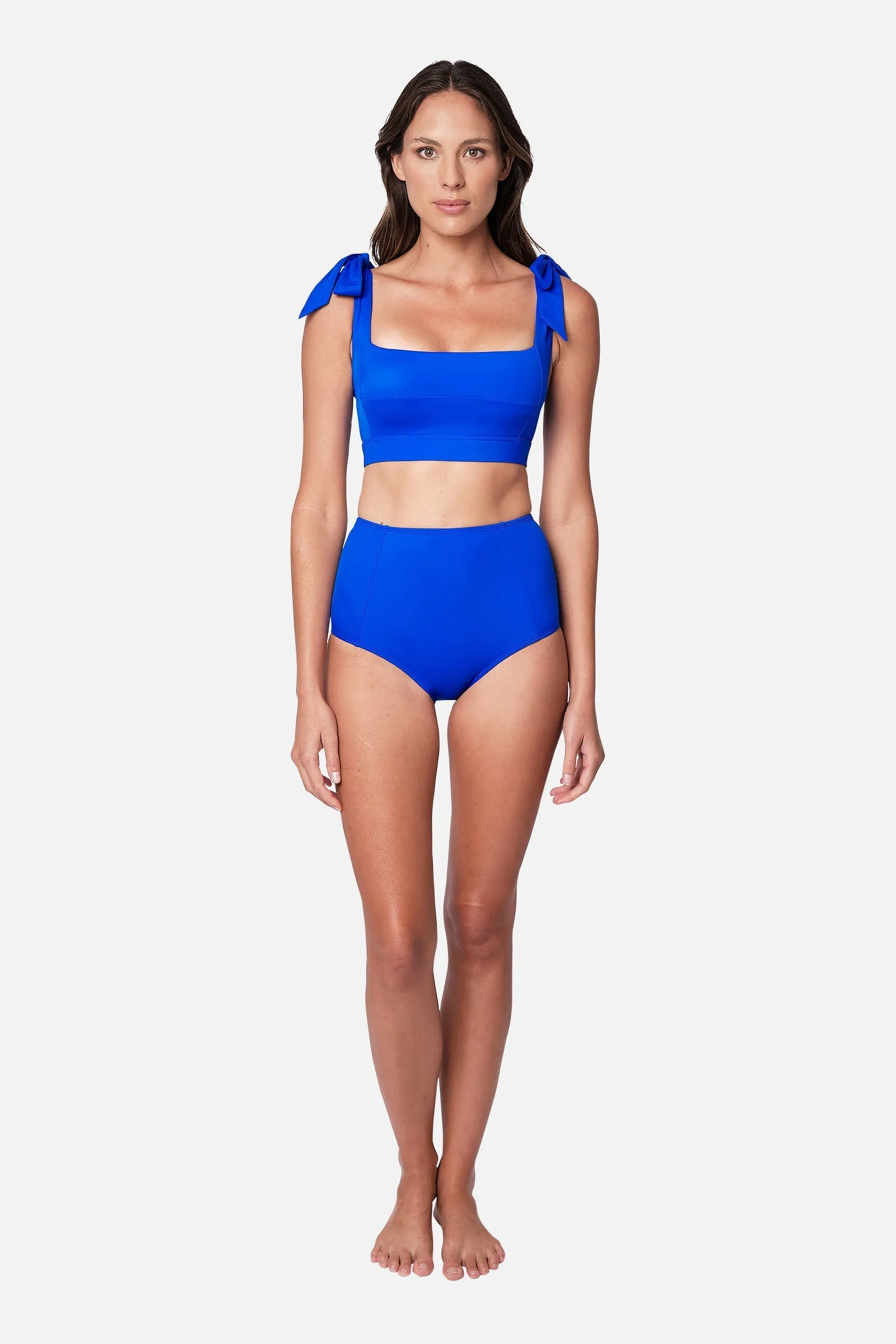 Never Say Never High-Waisted Bikini Bottom COBALT BLUE sold by UNE PIECE product image thumbnail 2