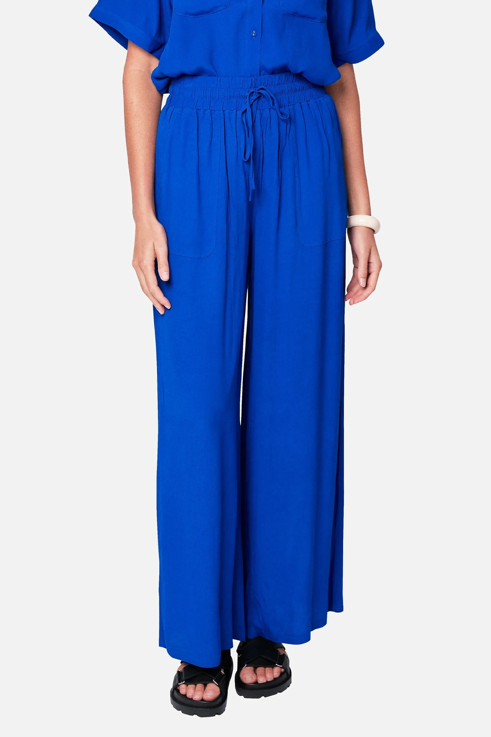 Palazzo Pants COBALT BLUE sold by UNE PIECE