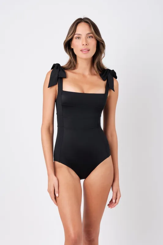 Classic Square Neck BLACK sold by UNE PIECE