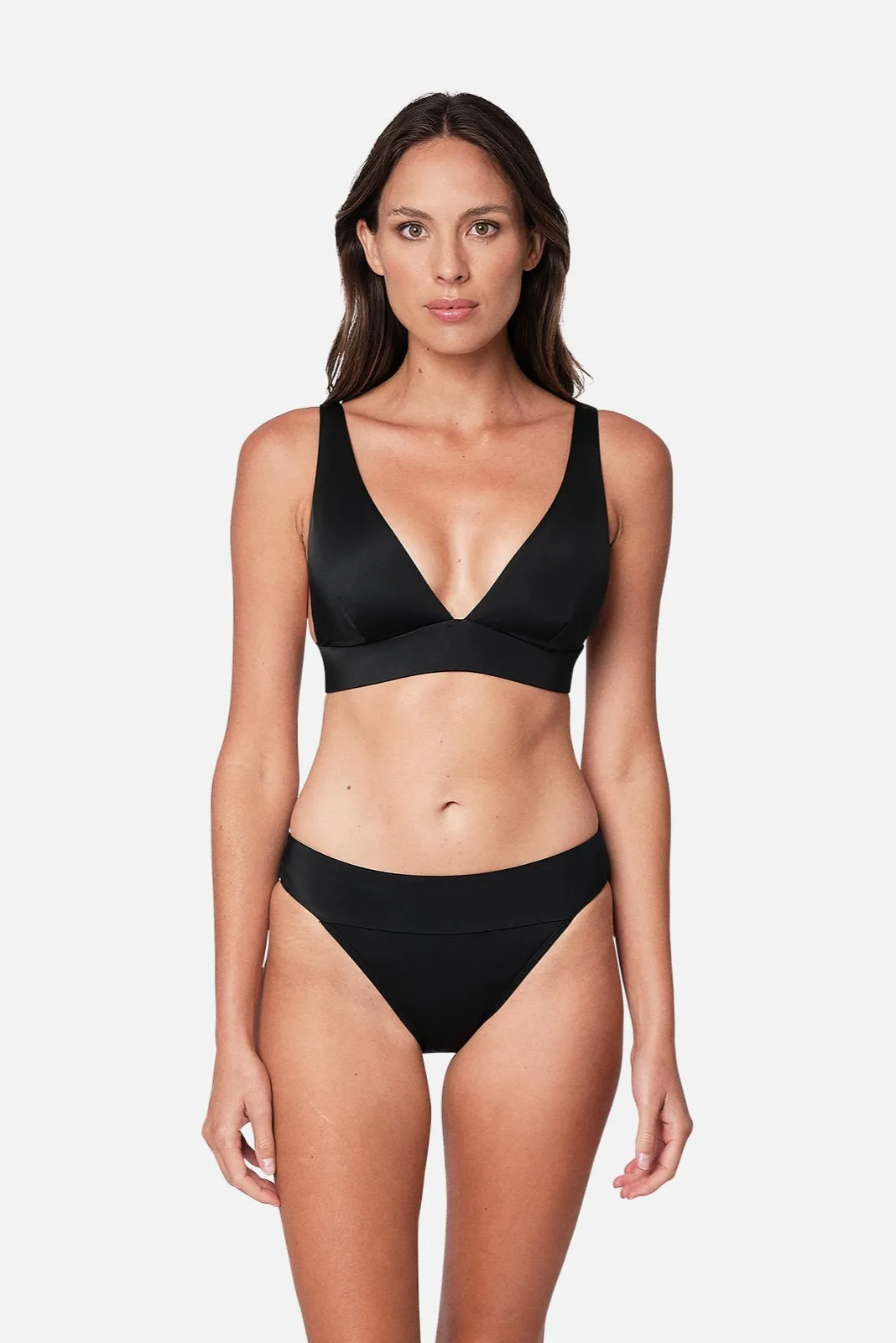 Classic Sassy Bikini Bottom BLACK sold by UNE PIECE