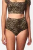 Never Say Never High-Waisted Bikini Bottom LEOPARD sold by UNE PIECE