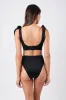 Classic Square Neck Bikini Bralette BLACK sold by UNE PIECE