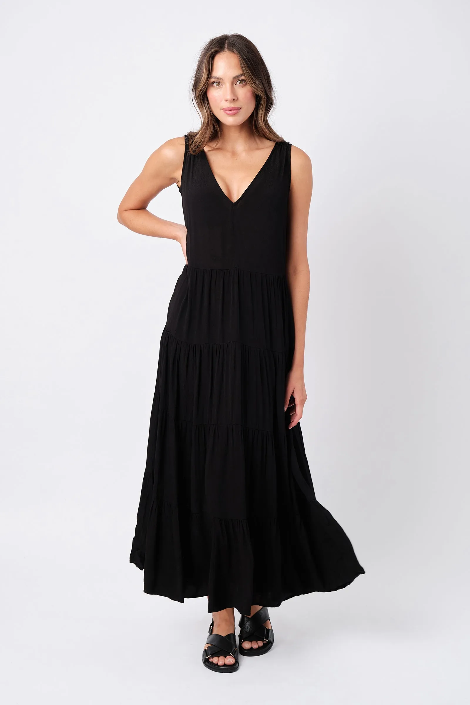 Swing Maxi Dress BLACK sold by UNE PIECE product image thumbnail 5