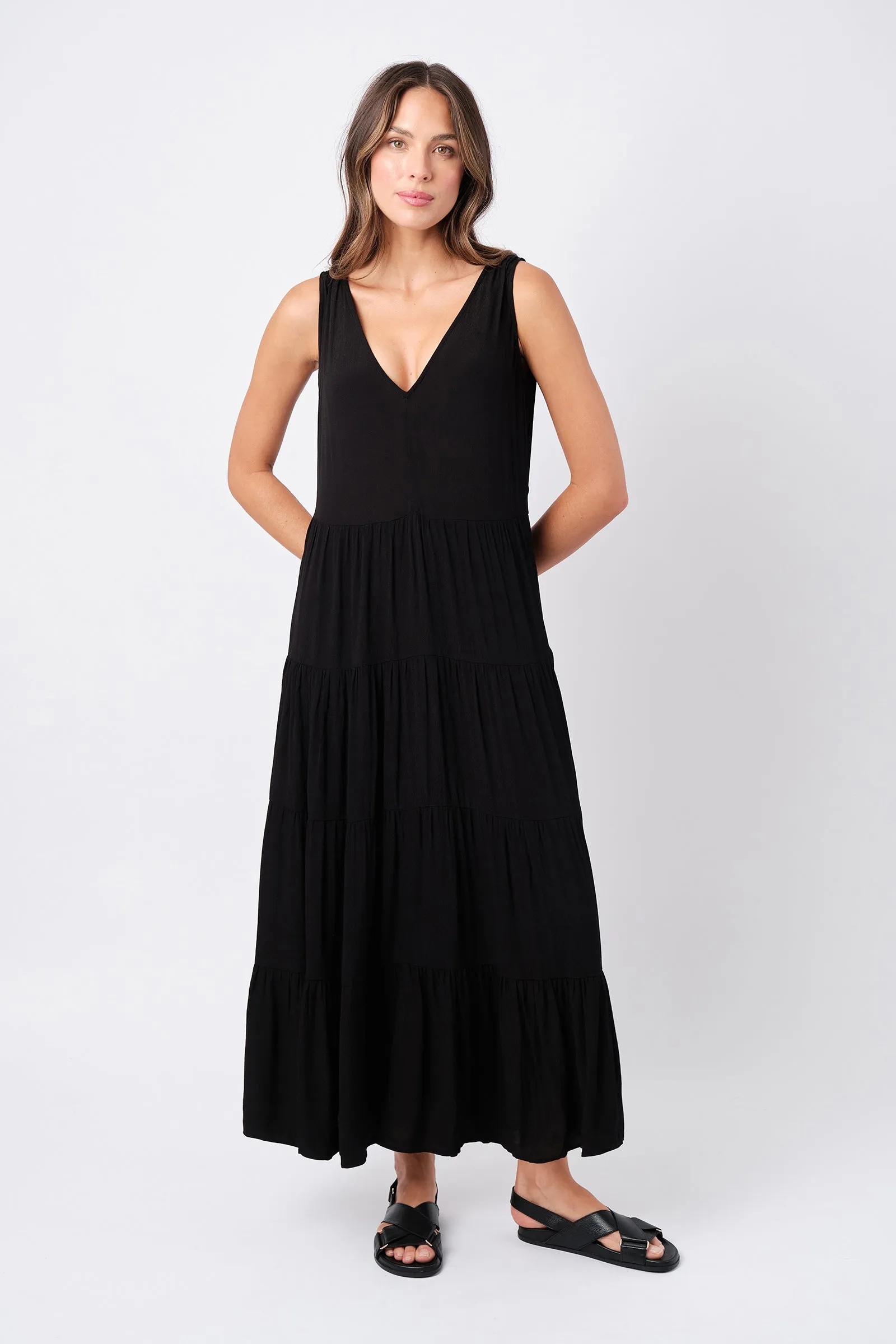 Swing Maxi Dress BLACK sold by UNE PIECE product image thumbnail 3