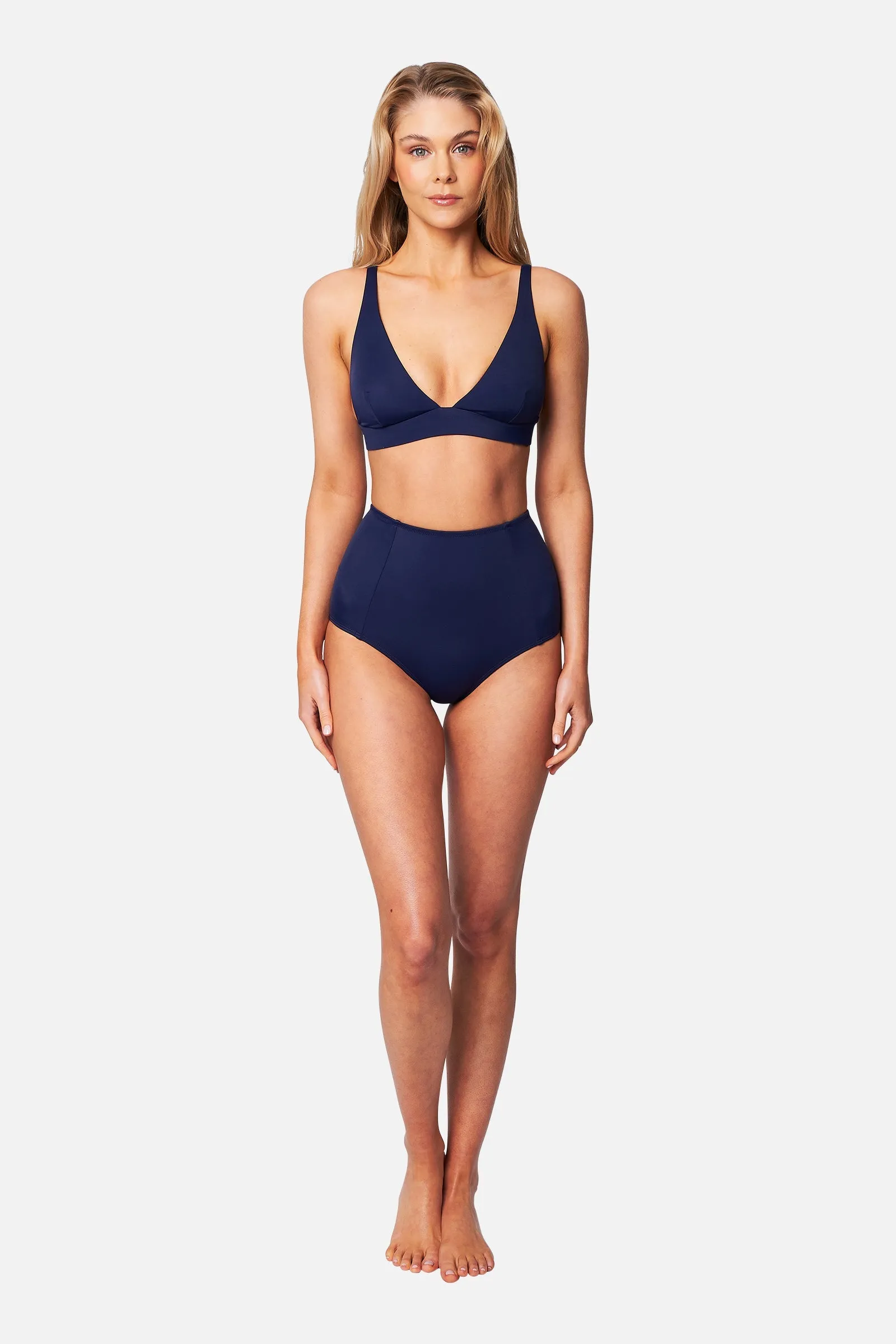 Never Say Never Bikini Bralette NAVY sold by UNE PIECE product image thumbnail 5